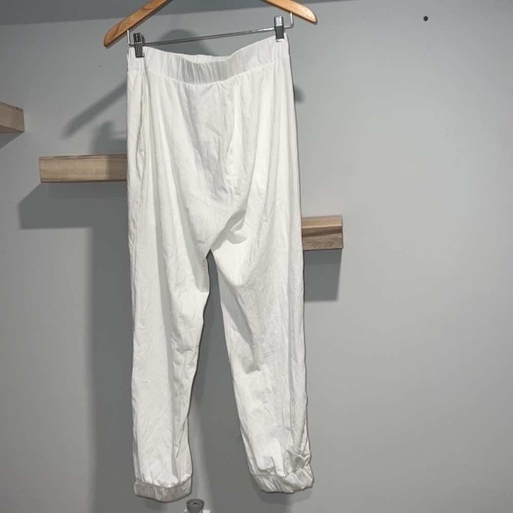 Zara white linen joggers NWT - Picture 3 of 3